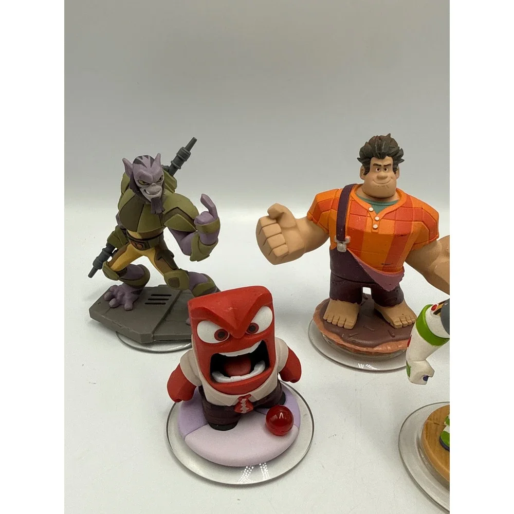 Disney Infinity Figure Lot Buzz Lightyear Jessie Ralph Anger Zeb Orrelios 3.0